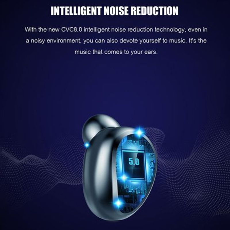 EAGEAT F9 Bluetooth Headset Headphones Fingerprint Touch