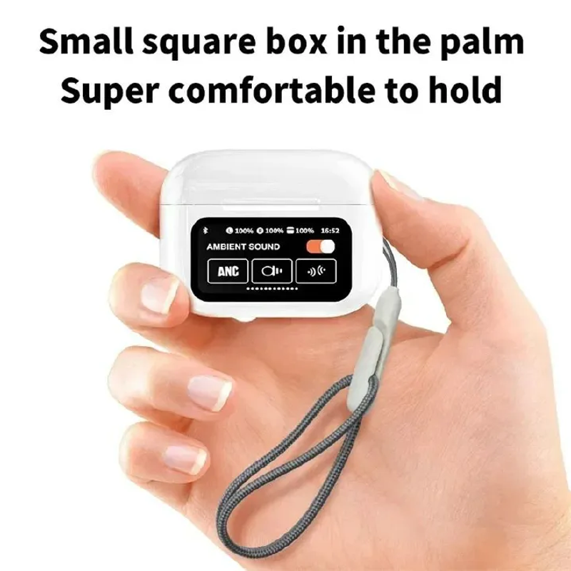 A9 Pro Wireless Bluetooth Earphones LED Touchscreen Earphones Noise Cancelling Earplugs