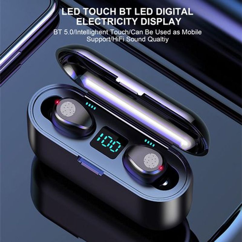 EAGEAT F9 Bluetooth Headset Headphones Fingerprint Touch
