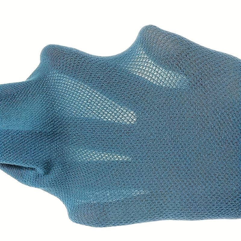 5 pairs of men's low cut mesh socks