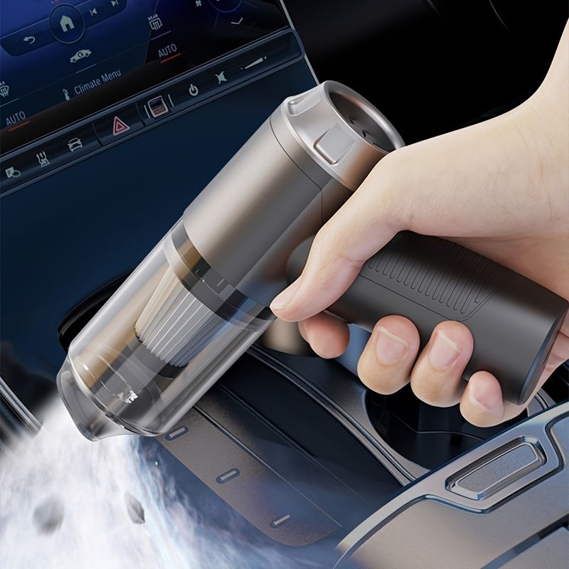 Portable 120W cordless handheld vacuum cleaner - suitable for cars