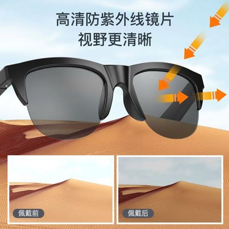Share this product    Smart Bluetooth Glasses Multi-Functional Finger Touch Wireless Bluetooth headset