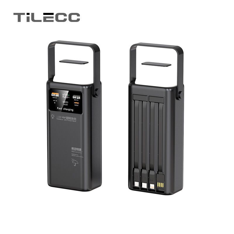 50000mAh Power Bank PD 66W Fast Charging Portable Large Battery Capacity Power Station For iPhone