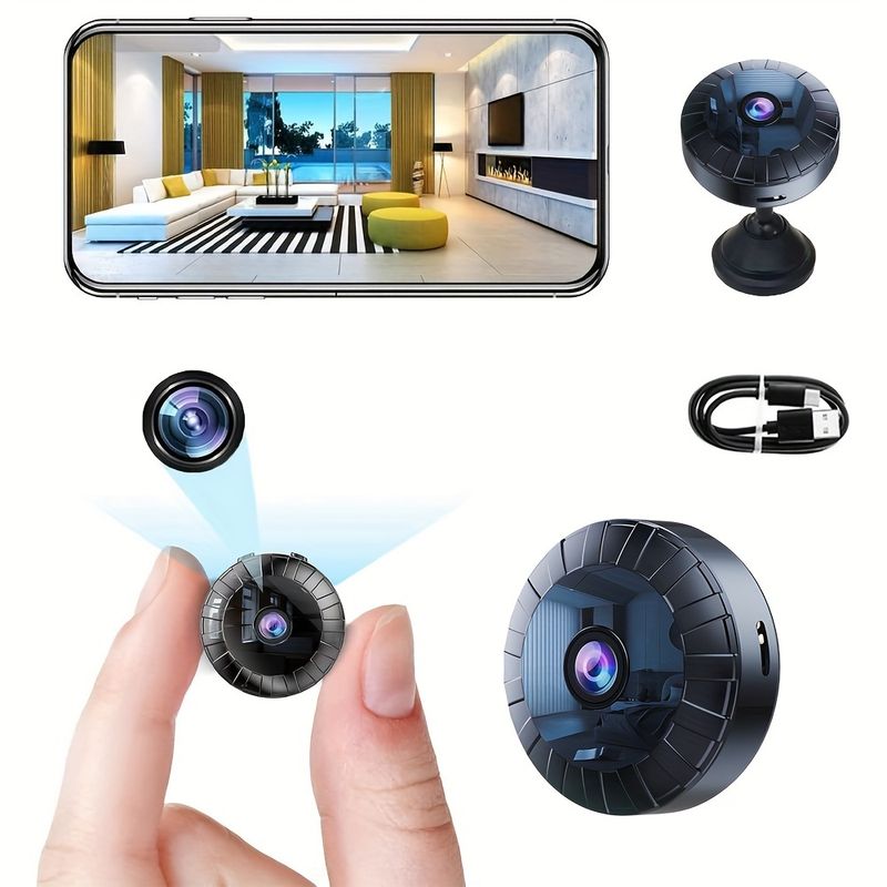 High definition mini WiFi monitoring camera, 2.4G WiFi monitoring night vision motion detection camera