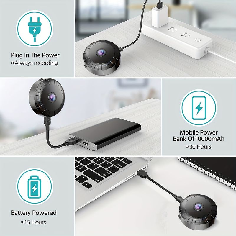 High definition mini WiFi monitoring camera, 2.4G WiFi monitoring night vision motion detection camera
