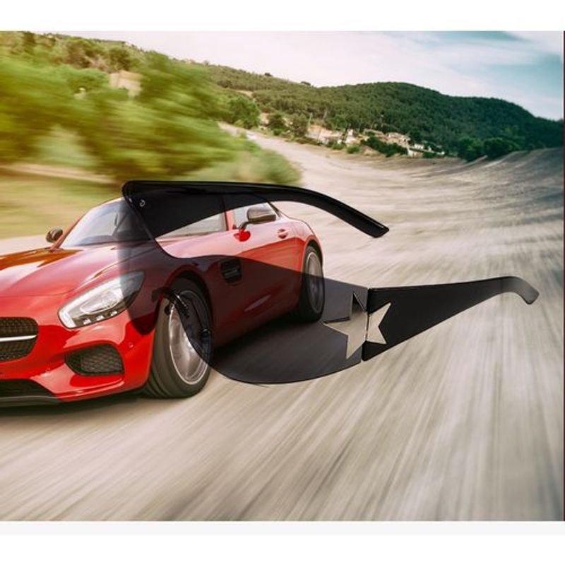 Y2k Men's And Women's One Piece Rimless Sunglasses