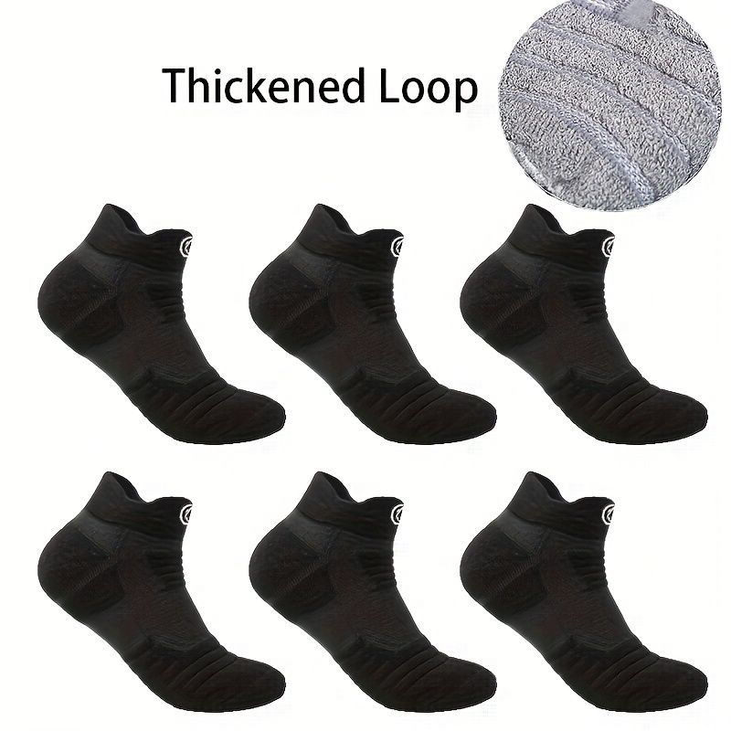 6 pairs of men's low cut sports socks