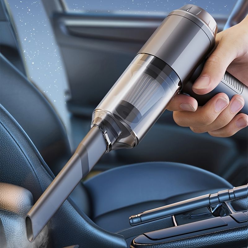 Portable 120W cordless handheld vacuum cleaner - suitable for cars