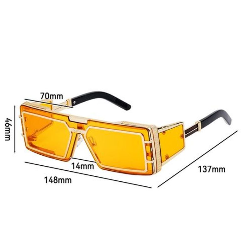 Anti-Glare Men's Sunglasses, Secure Fit With Adjustable Nose Pads, 4 Lens Colors For Outdoor Use