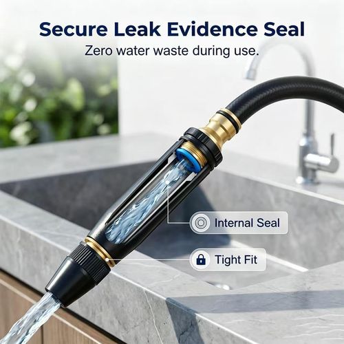 Upgrade Home High Pressure Car Wash Water Gun, 2026 New Adjustable Booster High Pressure Hose Nozzle，Adjustable Spray Patterns, for Watering Plants and Vegetables, and Car Washing