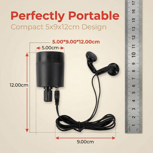 Sound Amplifier, Water Leakage Detection, Enhanced Microphone Audio Ear Listening Device Amplifier Voice Listen Detector Through Wall Door Voice Tool for Pipe Water Oil Leakage