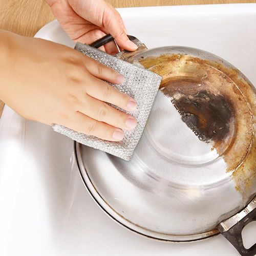 2026 Upgraded Multipurpose Wire Dishwashing Rags, Metal Wire Dishwashing Cloths Towels Scrubs Cleans, Wet and Dry Wire Dishwashing Rags Non-Scratch Wire Dishcloth for Dishes, Sinks (20 Pack)