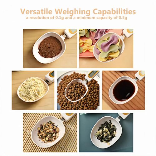 Digital Measuring Spoon Electronic Scale Spoon Weighing for Food Coffee Powder Tea Ingredients Spice Kitchen Gram Measuring Spoons High Precision 0.1g Mothers Day Gifts Baking