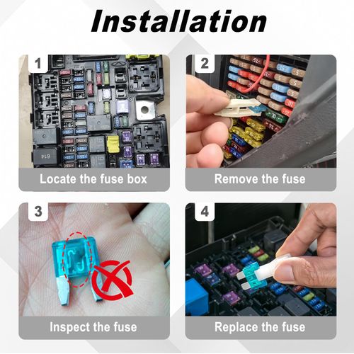 Fuse Assortment Kit,306pcs Car Boat Truck SUV Auto Automotive Assorted Replacement Blade Fuses Standard & Mini & Low Profile Mini-2A 5A 7.5A 10A 15A 20A 25A 30A 35A with Fuse Puller Circuit Tester