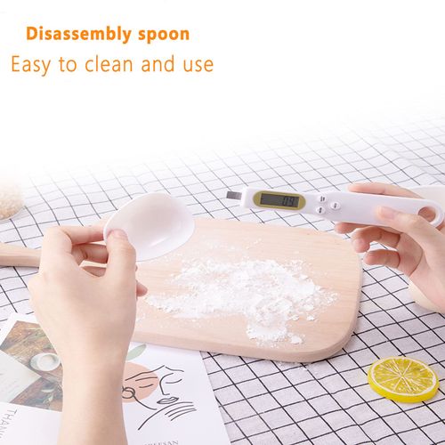 Digital Measuring Spoon Electronic Scale Spoon Weighing for Food Coffee Powder Tea Ingredients Spice Kitchen Gram Measuring Spoons High Precision 0.1g Mothers Day Gifts Baking