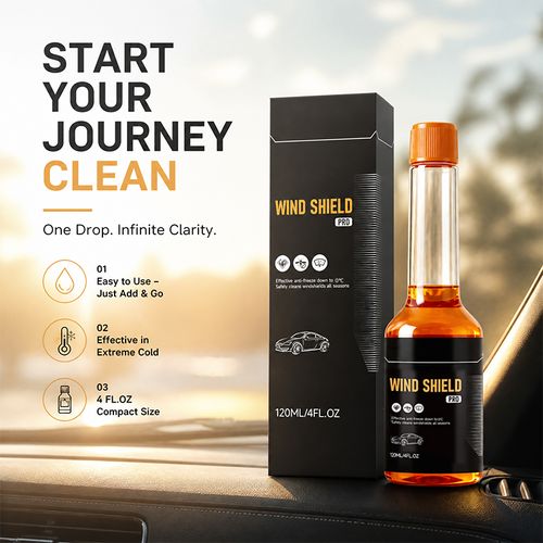 Windshield Pro（2pcs）, Active Formula Oil Film Cleaner, Windshield Cleaner, Glass Cleaner Powerful Stain Remover,Oil Film Remover,Glue Remover, Hydrophobic Glass Cleaner for Cars