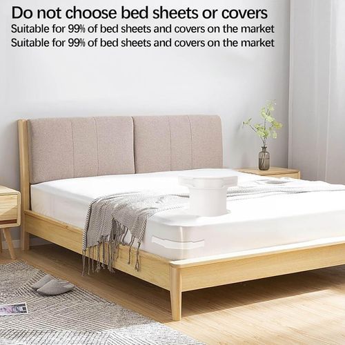 4 Pack Bed Sheet Holder Strips, Locking Clips, Corner Fitted for All Mattress Sizes, Heavy Duty Elastic Straps, Keep Sheets Firm & Tight, No Slipping or Wrinkles, Durable Bedding Accessories