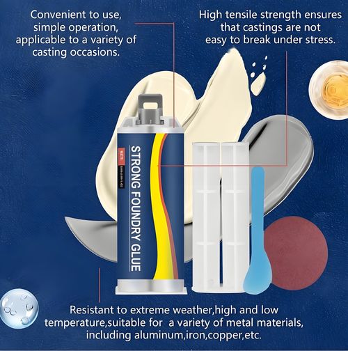 3Pcs Enhanced casting glue, Metal Repair Glue, Casting Repair Glue, High Temperature Resistant Liquid Metal Welding Filler for Metal Casting Defect, AB Glue new semi