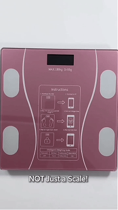 Intelligent Body Fat Scale, a Simple and Practical Digital Scale That can be Connected to a Mobile Digital Bathroom Scale to Display BMI, Body Fat, Muscle Mass, and Durable Weight Scale