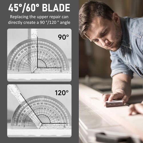 Drywall Cutting Tool, Plasterboard Angle Fast Cutter, Precise 45 60 Gypsum Board Chamferer With 10 Blades, Woodworking Hand Smoothing Planes, Perfect Angle Planers for Woodworkers