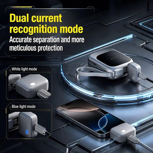 140W Smart Auto Stop Charger with Physical Cut-Off, Fully Charged Separator, USB-C Fast Charging Power Splitter Adapter Auto Disconnect Charging Cable Protector, Phone Tablet Overcharge Protection