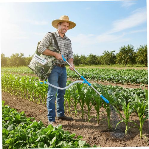 Fertilizer Spreader with Backpack, Manual Fertilizer Applicator for Lawn & Garden, Handheld Seed Spreader Tool for Corn Vegetables Fruit Trees, Gardening Tools