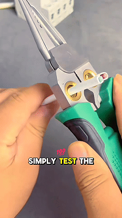 Pro 8-in-1 Wire Stripper/Cutter with Voltage Tester & Dual Alarms - Heavy Duty 12-250V AC/DC Electrical Tester for Hot/Neutral Wires - Electrician, HVAC, Car Repair Tool