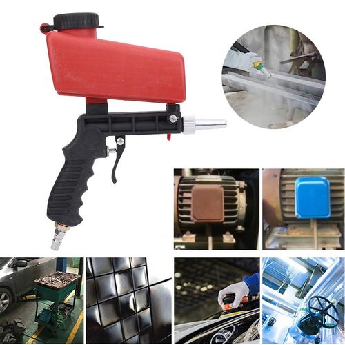 Air Sandblasting Gun Pneumatic Sand Tool 90PSI for Metal Removal Paint Stripping
