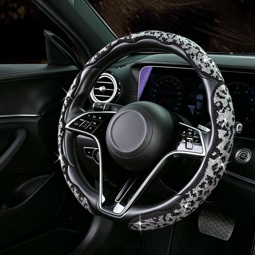 Car Bling Steering Wheel Cover,  Leopard , Anti-Slip