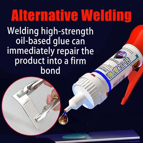 2PCS High-performance solder multi-material repair adhesive , 5210 Powerful Solder Multi-Material Repair Adhesive, 5210 Met Oil Based Glue, Shoe Repair Glue, Multifunctional Welding High-Strength Oily Glue (2 Set)