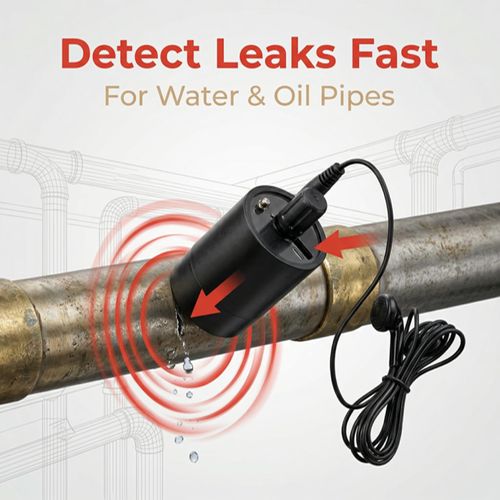 Sound Amplifier, Water Leakage Detection, Enhanced Microphone Audio Ear Listening Device Amplifier Voice Listen Detector Through Wall Door Voice Tool for Pipe Water Oil Leakage