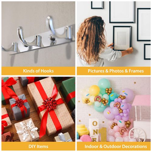 Heavy-Duty Double-Sided Duct Tape, Strong Adhesive, Waterproof, Removable, No Residue, Ideal for Carpet, Wallpaper, Home Use