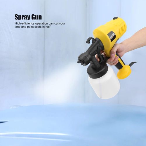 Paint Sprayer, 400W Home Handheld Electric Spray Gun with 800ML Container Lightweight, Easy Spraying Perfect for Furniture, Fence, Walls, Door, Ceiling