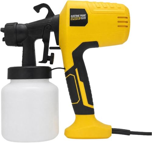 Paint Sprayer, 400W Home Handheld Electric Spray Gun with 800ML Container Lightweight, Easy Spraying Perfect for Furniture, Fence, Walls, Door, Ceiling