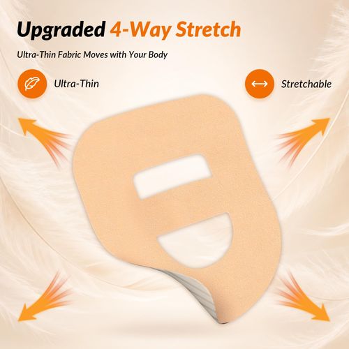 Omnipod 5 Patches Waterproof, 20 Pack Omnipod Overpatches, Seatbelt Stretchable Strap, Optimized Split Backing for Easy Use, Upgraded Quick-Dry Breathable Medical Adhesive