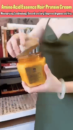 Amino Acid Essence Luxury Nourishing Hair Protein Cream, Repairing Essence Hair Mask, Amino Acid Moisturizing Repair Hair Care Conditioner,For Dry Damaged Hair