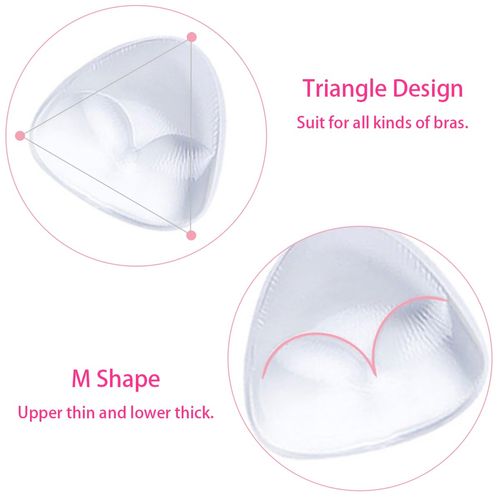 Women's Silicone Filled Push-Up Pads Push-up Breast Pads swimsuit and bra inserts