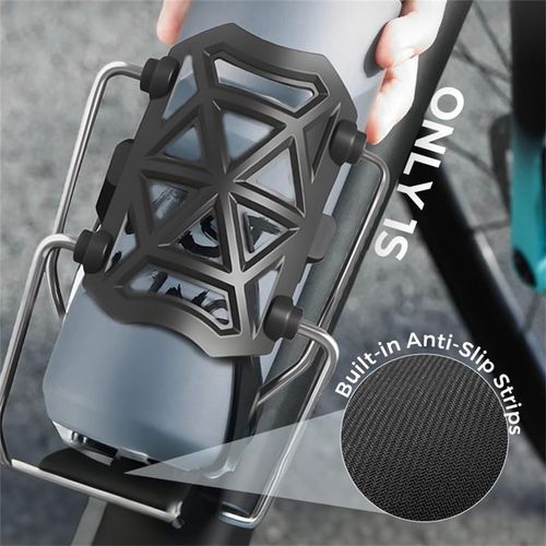 Adaptive Cycling & Motorcycle Cup Holder – Universal Bike/ATV/Boat Drink Mount, 360° Rotation Fit