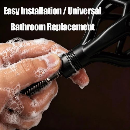 New Upgraded Men's Shower Head, Vortex Shower Head for Men & Pets Paws,Power Washer, High Pressure, Handheld Shower Heads for Cleaning, Bathroom Replacement Fixture, Fits Standard Shower Hoses