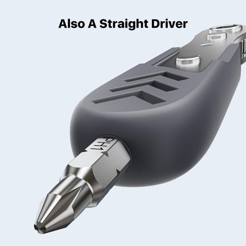 23in1 Right Angle Ratcheting Screwdriver Set, 1/4" Driver Repair Tool, Magnetic Offset Low Profile Ratchet Screw driver, Philips, Flathead, Hex, Torx, T15H, T20H, T25H, T30H, 5-10mm Socket