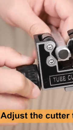 Mini Pipe Cutter Tool 1/8'' to 1-1/8'' (3-28mm) Tube Cutter,Cuts Copper, Brass, Aluminum Pipe, for Plumbing, HVAC Work, Automotive Repairs, DIY Projects