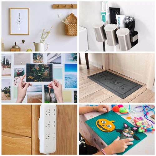 Heavy-Duty Double-Sided Duct Tape, Strong Adhesive, Waterproof, Removable, No Residue, Ideal for Carpet, Wallpaper, Home Use