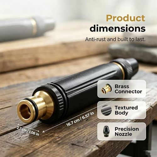 Upgrade Home High Pressure Car Wash Water Gun, 2026 New Adjustable Booster High Pressure Hose Nozzle，Adjustable Spray Patterns, for Watering Plants and Vegetables, and Car Washing