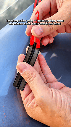 Cuttable T-Car Sunroof Cover Seal Rubber Trim,Dust Proof&Weather Stripping for Windshield,Tailgate Adhesive Rubber Seal Strip (19mm×16.4Ft)