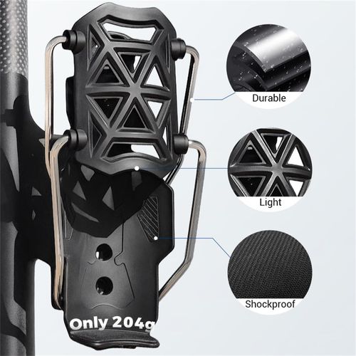 Adaptive Cycling & Motorcycle Cup Holder – Universal Bike/ATV/Boat Drink Mount, 360° Rotation Fit