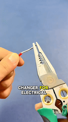 Pro 8-in-1 Wire Stripper/Cutter with Voltage Tester & Dual Alarms - Heavy Duty 12-250V AC/DC Electrical Tester for Hot/Neutral Wires - Electrician, HVAC, Car Repair Tool