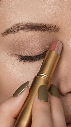 3 Color Eyeshadow Stick，New Long Lasting & Waterproof Creamy Eye Shadow，Portable Glitter shadow for Women，Smudge-Proof Long Lasting，Shimmer shadow for Day and Night