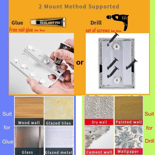 Retractable Clothesline, Adjustable Clothing Rope Indoor Outdoor with ABS Case+ Aluminum, Heavy Duty Stainless Steel Line Wall Mounted Laundry Drying String, Hotel Style 13.8 Feet