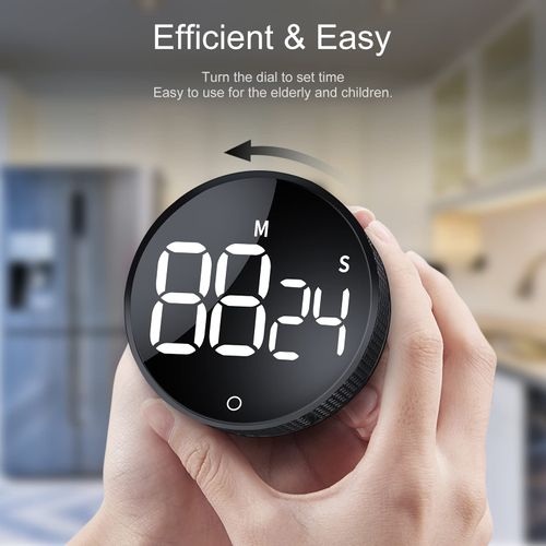 Digital Kitchen Timers, Visual timers Large LED Display Magnetic Countdown Countup Timer for Classroom Cooking Fitness Baking Studying Teaching, Easy for Kids and Seniors