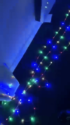 Fairy Lights 66ft 200 LED USB Twinkle String Light Plug in Silver Wire Lights with Remote 8 Modes Outdoor Waterproof Starry Lights DIY Party Wedding Christmas Decoration（Multicolor）